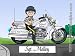 Personalized Mouse Pad - Motorcycle Cop - Male or Female