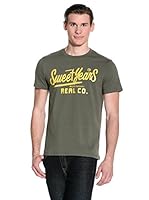 Sweet Years Camiseta Manga Corta (Verde Militar)