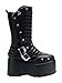 Mens Black Demonia Gothic Boot - Mens 13