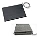 K&H Pet Products Original Lectro-Kennel Outdoor Heated Dog Pad with Free Cover Black Medium 16½” x 22½”, Waterproof Dog Cat Heating Pad Warming Mat Anti Chewy Cord for Outside Animals