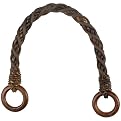 Rope Purse Handles with Circles - Dark Brown