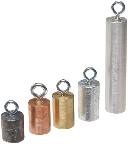 Electro Mechanical 5 Piece Specific Heat Specimens Set, 15mm Diameter