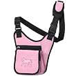 Pink Horse Messenger Bag Small Horses - Travel Bags - Cross Body Daypack - Best Unique Gifts - CUTE!