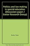 Politics and law making in special education