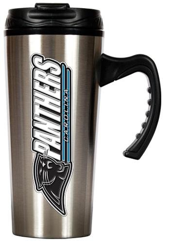 NFL Carolina Panthers 16-Ounce Stainless Steel Travel Mug