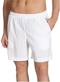  : adidas Men's Essex Short, White/White/White, Medium