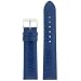 Watchband Genuine Lizard royal Blue 22mm