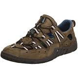 ClarksMen'sMooreWaterproofAdjustableShoe,BrownNubuck,9M