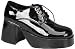 Funtasma by Pleaser Men's Jazz-02 Platform Oxford,Black Patent,L