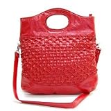 Schandra Woven Detail Clutch with Removable Shoulder Strap