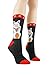 Foot Traffic Women's Novelty Socks, Cute Cat Socks for Cat Lovers, Sizes 4–10, Lucky Cat