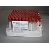 Vacutainer (B-D), Red Top - 10 mL, 100 Tubes