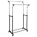 Richards Homewares Chrome Flared Double Garment Rack