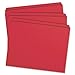 Smead File Folder, Reinforced Straight-Cut Tab, Letter Size, Red, 100 per Box (12710)