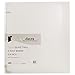 JAM PAPER Plastic 0.75 inch Binder - Clear 3 Ring Binder - Sold Individually