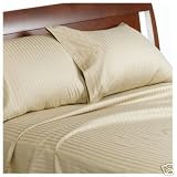 1200 Thread Count California King Siberian Goose Down Comforter 8 PC Bed in a Bag, Beige... by Egyptian Linens