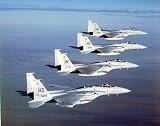 F-15 Eagles (In Air) Art Poster Print - 16 X 20
