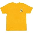 Star Trek Command Uniform Image Gold T-shirt Tee