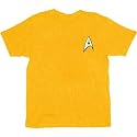 Star Trek Command Uniform Image Gold T-shirt Tee