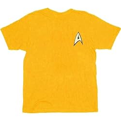 Star Trek Command Uniform Image Gold T-shirt Tee
