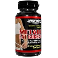 Metabo Fat Burner - 60 Capsules Extreme Fat Burner Formula Lipotropics L-Carnitine Weight Loss Diet Pills