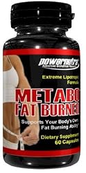 Metabo Fat Burner - 60 Capsules Extreme Fat Burner Formula Lipotropics L-Carnitine Weight Loss Diet Pills
