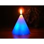 Glo-Wax Pyramid Shaped Colour Changing Dreaming LED Magic Candle