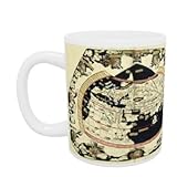 Map of the world, based on descriptions and co-ordinates given in 'Geographia', by Ptolemy (Claudius Ptolemaeus of Alexandria) (c.90-168 AD) by - Mug - Standard Size