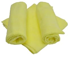 Eurow Microfiber Premium 16 x 16" 350 GSM Cleaning Towels 3 Pack