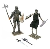 Distributoys Army of Darkness Knight and Deadite Pikeman Action Figures