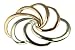 9ct Yellow Gold Ladies 2 Colour Fancy Swirl Brooch