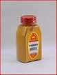 TURMERIC POWDER FRESHLY PACKED IN LARGE JARS, spices, herbs, seasonings