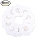 Lady Up Womens Multi Shaped Adhesive No Show Disposable Breast Petal Pasties - Pack of 10 (Flower)