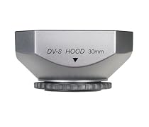 Mennon DV-s 30 Screw Mount 30mm Digital Video Camcorder Lens Hood with Cap, Silver