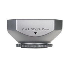 Mennon DV-s 30 Screw Mount 30mm Digital Video Camcorder Lens Hood with Cap, Silver by Mennon