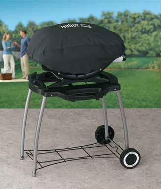 Weber Q 6550 Vinyl Cover for Baby Q, Q100, and Q 120 grills