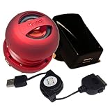 X-Mi X Mini II 2nd Generation Capsule Red Speaker for MP3/