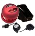X-Mi X Mini II 2nd Generation Capsule Red Speaker for MP3/ iPhone/ iPod with USB to Mains Charger & Retractable Charge Cable by Modern-Tech