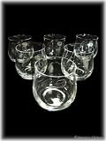 Set 6 Bohemia Glass 10oz Tumblers/Stemless Wine Glasses