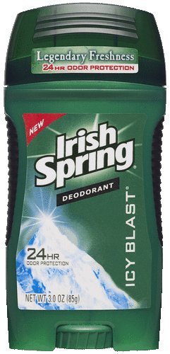 Irish Spring Deodorant, Icy Blast, 3 Ounce(Pack of 2)