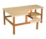 Wild Zoo Pre-School Computer Desk - white / tan