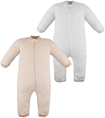 SIIS Baby Organic Cotton Romper 2 Pack Size 3-6M US Multi G Set
