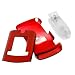 Red Rubber Feel Snap-On Cover Case Cell Phone Protector for Motorola Adventure V750