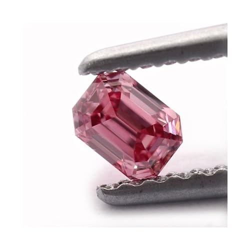 0.21cts Fancy Intense Pink Emerald cut Diamond 0.21cts Fancy Intense Pink Emerald cut Diamond