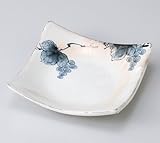 御本手ぶどう角銘々皿　3個組 【美濃焼　和皿】