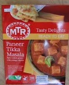 MTR Paneer Tikka Masala, Ready-To-Eat, 10.58-Ounce Boxes (Pack of 3)