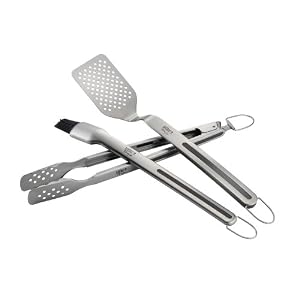 Weber Style 6425 Three-Piece Stainless Steel Tool Set by