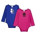Infant GirLong-sleeve' Circo&reg; 2pk Long-sleeve Creeper - Blue/Azalea