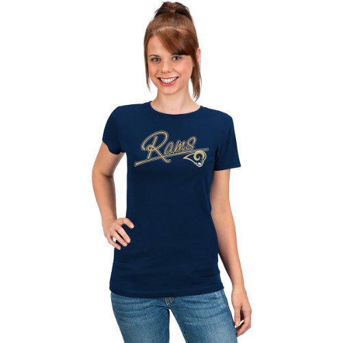 NFL St. Louis Rams Franchise Fit Short Sleeve Crew Neck Tee, Athletic Navy, X-Large