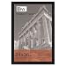 Dax Mfg Black Wood Poster Frame W/Plastic Window, Wide Profile, 24 X 36